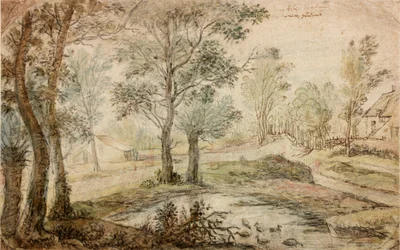 Paysage (encre)